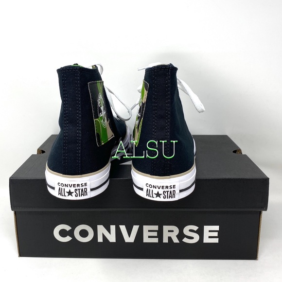 Converse Ctas Canvas High Top Black Khaki Men’s - Picture 2 of 11